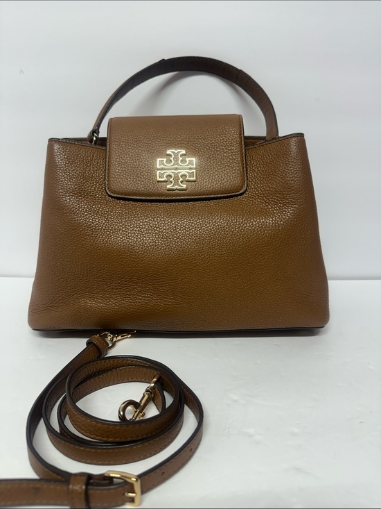 Tory Burch Handbags - Tory Burch Britten Leather Top-Handle Satchel-Crossbody Bag